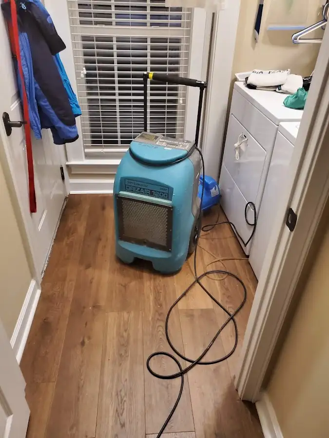 Commercial dehumidifier deployed for Crawl Space Restoration in Cary